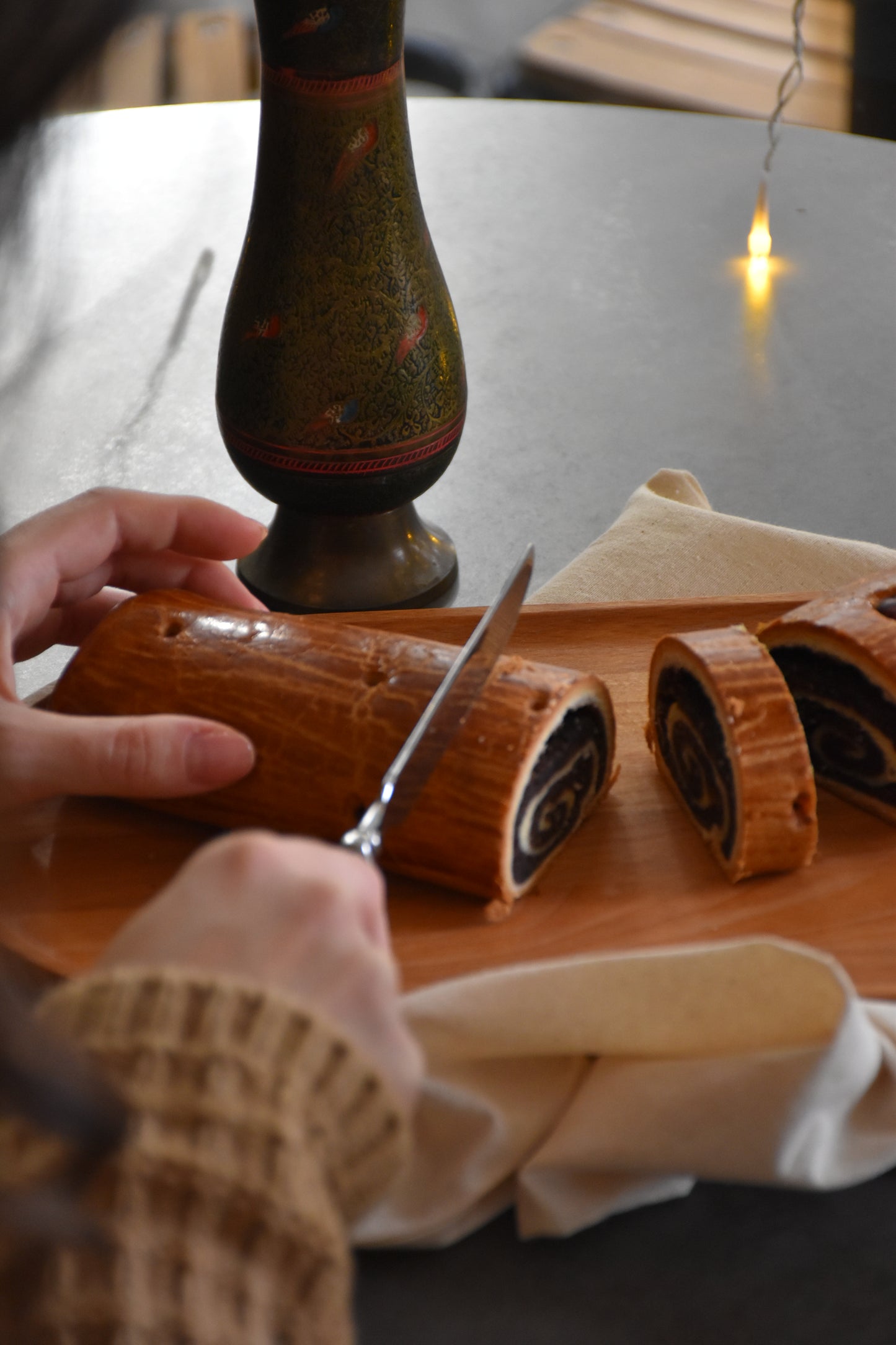 Nutellás törökmogyorós bejgli – kézműves bejgli