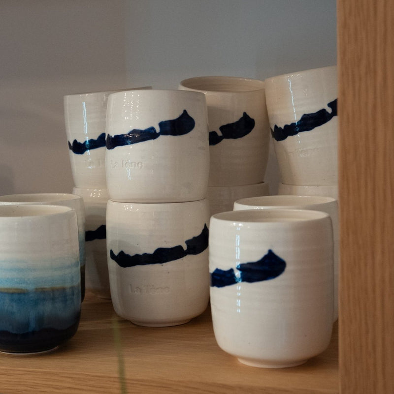 Kerámia csésze - Balaton sziluett