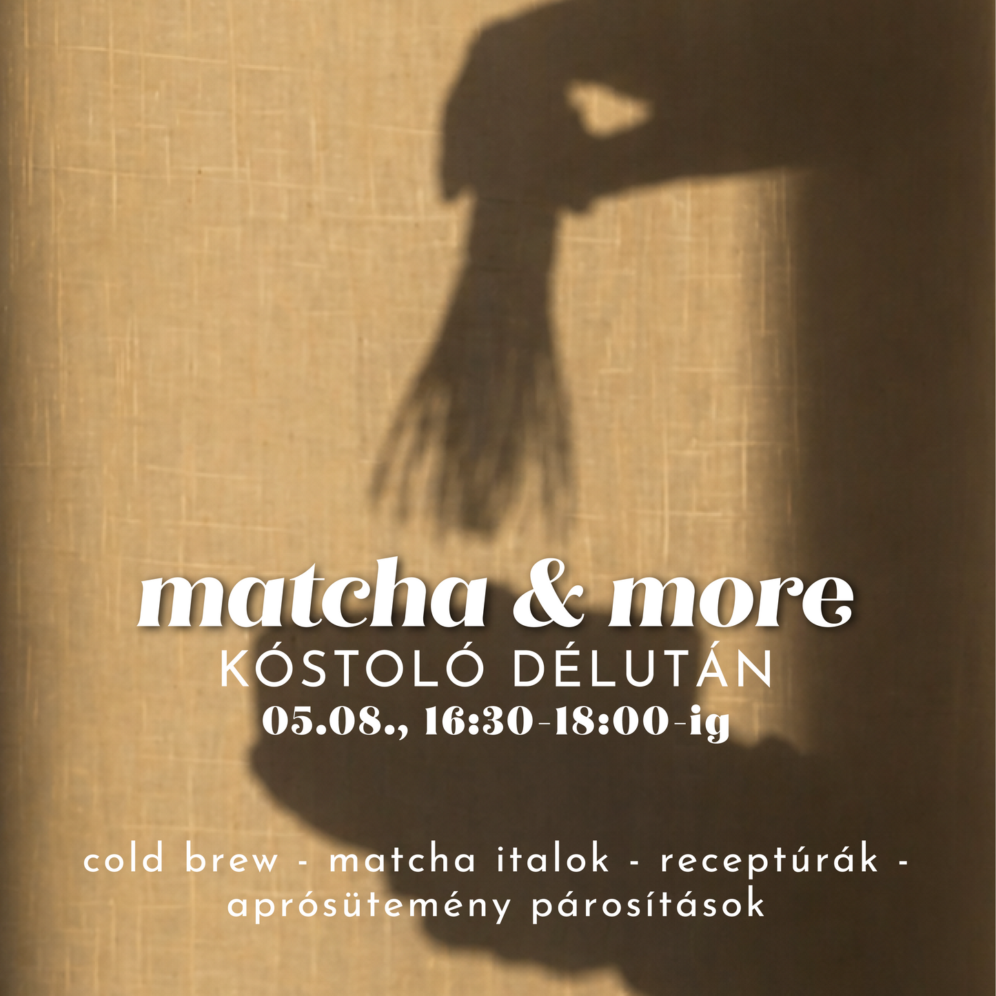 Matcha & More - tea kóstoló délután